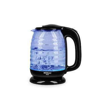 غلاية مياه سوناي بيك 2200 وات 1.7 لتر زجاج - أسود - MAR-3755W