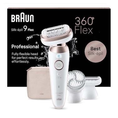 جهاز ازالة الشعر براون سيلك ابيل 9 فليكس - أبيض - 9-060