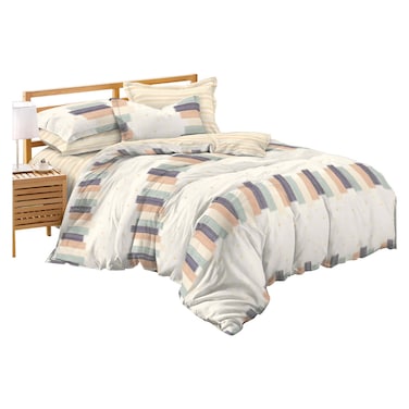 لحاف ميكروفايبر بيد آند بيد مطبوع - 160 × 230 سم