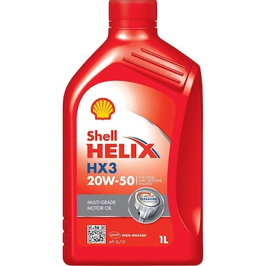 Shell HX3 SAE 50 Motor Oil - 1 liter