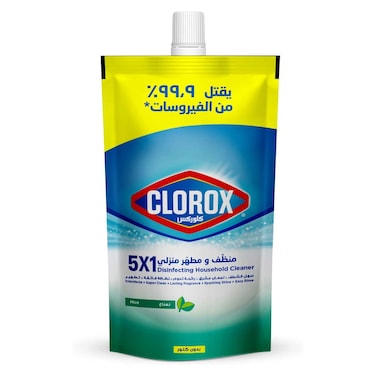 مطهر ومنظف منزلي كلوركس 5 في 1 مطهربرائحة النعناع - 400 مل