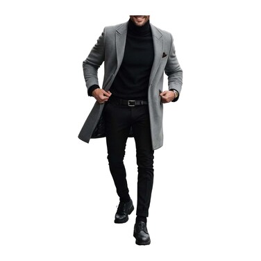 MEN COAT STRIP ASS PROMO 19