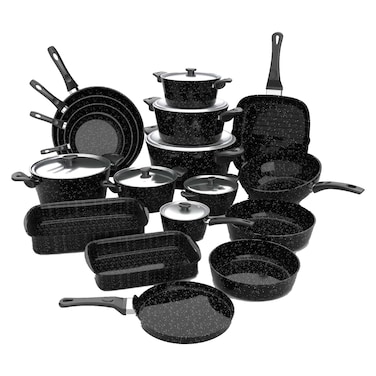 توب شيف طقم حلل جرانيت - 25 قطعة