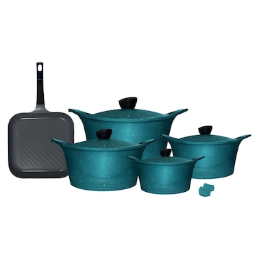 Glory Lux Granite Cookware Set - 11 Pieces