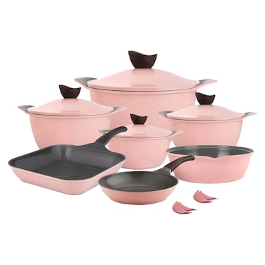 طقم حلل ماستر جرانيت - 15 قطعة