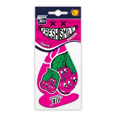 Power Air Fresh Smile Car Air Freshener with Cherry Scent