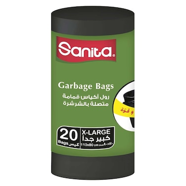 Sanita Trash Bags - 20 Bags - 110 x 80cm