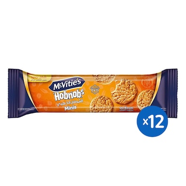 بسكويت ماكفيتيز هوبنوبس مينيز جولد بالكراميل - 40 جرام - 12 عبوه