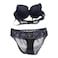 LASSO LINGERIE SET 2PCS BLACK M 936