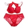 LASSO LINGERIE SET 2PCS RED M 935