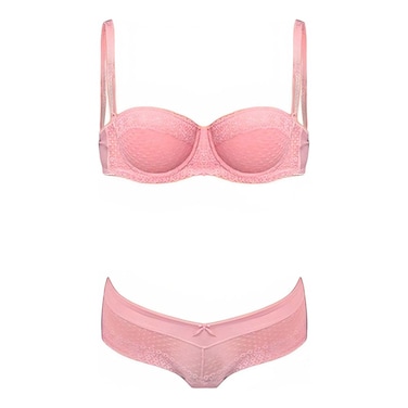LASSO LINGERIE SET 2PCS ROSE L 933