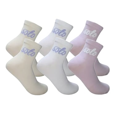 SOLO WOMEN SOCKS PACK OF 3 PLAIN