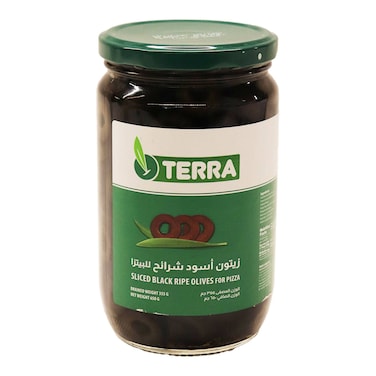 زيتون أسود شرائح تيرا - 650 جرام