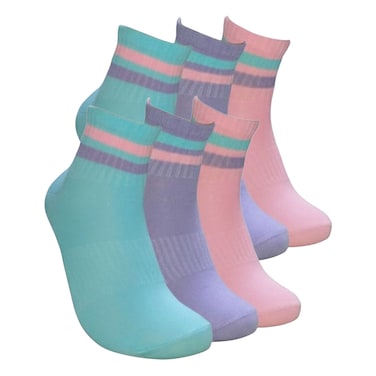SOLO WOMEN SOCKS PACK OF 3 PASTEL1