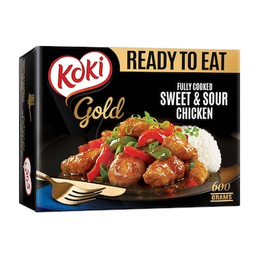 مكعبات فيليه الدجاج كوكي مع صوص سويت اند ساور - 600 جرام