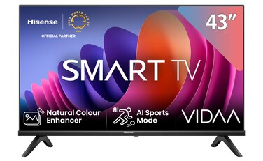تليفزيون هايسنس 43 بوصة كامل الدقة سمارت بريسيفر داخلي - 43A4K