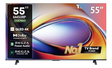 تلفزيون توشيبا سمارت QLED UHD 4K 55 بوصة QLED UHD 4K - 55M450RP