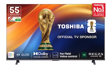 تلفزيون توشيبا سمارت QLED UHD 4K 55 بوصة QLED UHD 4K - 55M450RP