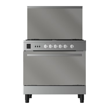 بوتاجاز غاز فريش هامر 5 شعلة 90 سم - فضي - 21301