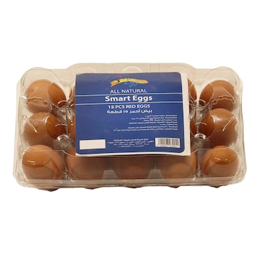 Smart Eggs Red Eggs - 15 Pieces