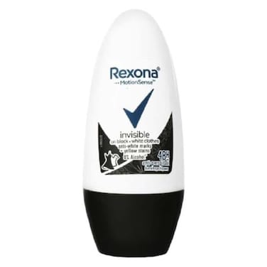 مزيل العرق ريكسونا للنساء رول أون اسود و ابيض - 50 مل