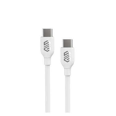 كابل سمارت جيت PVC من USB-C إلى USB-C سريع - 1 متر - أبيض