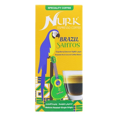 قهوة نورك مطحونة برازيل سانتوس - 225 جم