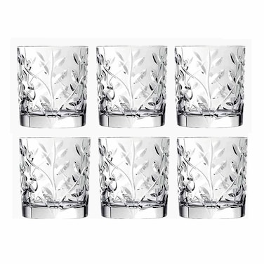 طقم أكواب زجاج ار سي ار لاوروس - 220 مل - 6 قطع