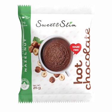 Sweet and Slim Hot Chocolate with Hazelnuts - 25 gm
