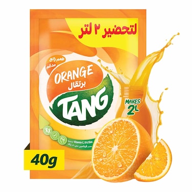 Tang Orange Flavor Powder Beverage - 40 gm