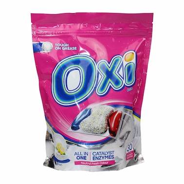 Oxi Brite Dishwasher Capsules with Lemon - 30 Capsules