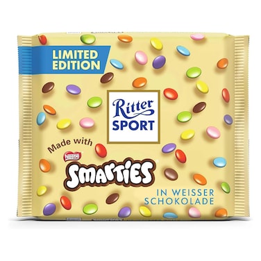 Ritter Sport Smarties White Chocolate - 100 gm
