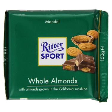 شوكولاتة الحليب ريتر سبورت باللوز الكامل - 100 جرام