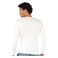 MEN T SHIRT LS WHITE 2XL