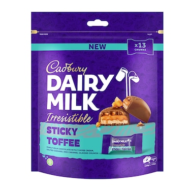 شوكولاتة كادبوري ديري ميلك بالتوفي - 136.5 جم - 13 قطعة شوكولاتة