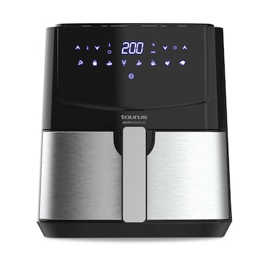 قلايه هوائية توروس 5S ديجيتال 5 لتر 1450 واط - فضي