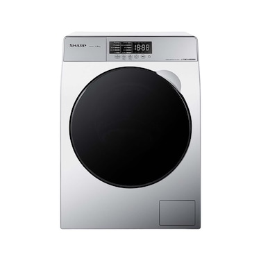 SHARP K-PRO Washing Machine 7.5 Kg Fully Automatic Inverter - Light Grey - ES-FE752KLE-W