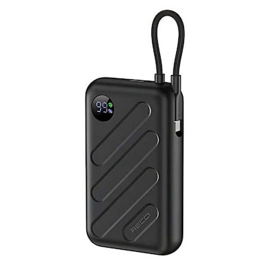 باور بنك ريتشي سريع 10000 مللي أمبير - أسود - RPB-P19