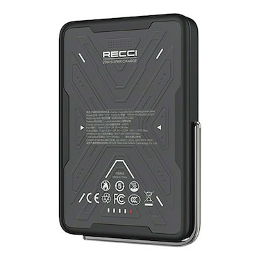 باور بانك ريتشي وورير محمول 10000 مللي أمبير 20 واط PD - اسود - RPB-W32