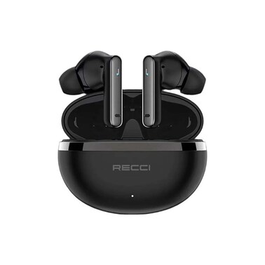 Recci Wireless Earphone ANC Noise Reduction - Black - REP-W88