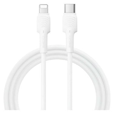 كابل شحن ونقل بيانات ريتشي من USB-C إلى لايتنينج 1 متر 27 واط - أبيض - RTC-N26CL