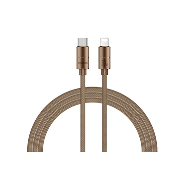 كابل شحن سريع ريتشي واريور من تايب سي إلى لايتنينج 1.2 متر - 30 واط - ذهبي - RS08CL-30W