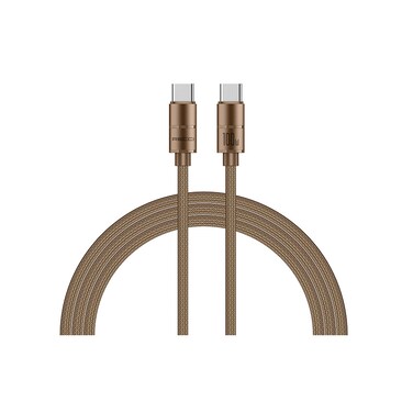 كابل شحن سريع ريتشي واريور من تايب سي إلى تايب سي 1.2 متر - 100 واط - ذهبي - RS08CC-100W