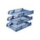 M&amp;G File Tray - 3 Tiers - Blue