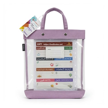 Jinshun Transparent Expanding Document Bag with Handles
