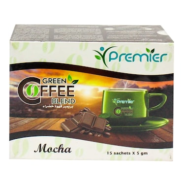 قهوة بريمير الخضراء بالموكا - 15 كيس