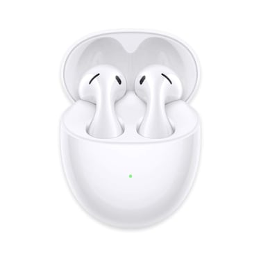 سماعات هواوي فري بودز 5 - خاصية إلغاء الضوضاء - بطارية 505 مللي أمبير - لون أبيض - T0013C