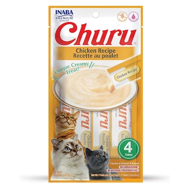 تريتس القطط الكريمية تشورو بالفراخ - 4 * 14 جرام