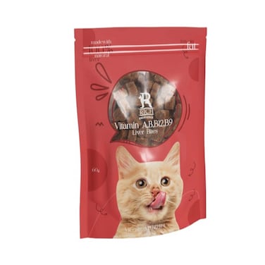 كات بايتس ريتش بطعم الكبدة - 60 جرام