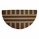 .CIRCULAR DOORMAT 40*75CM 
